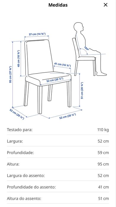 Conjunto Mesa c/ cadeiras