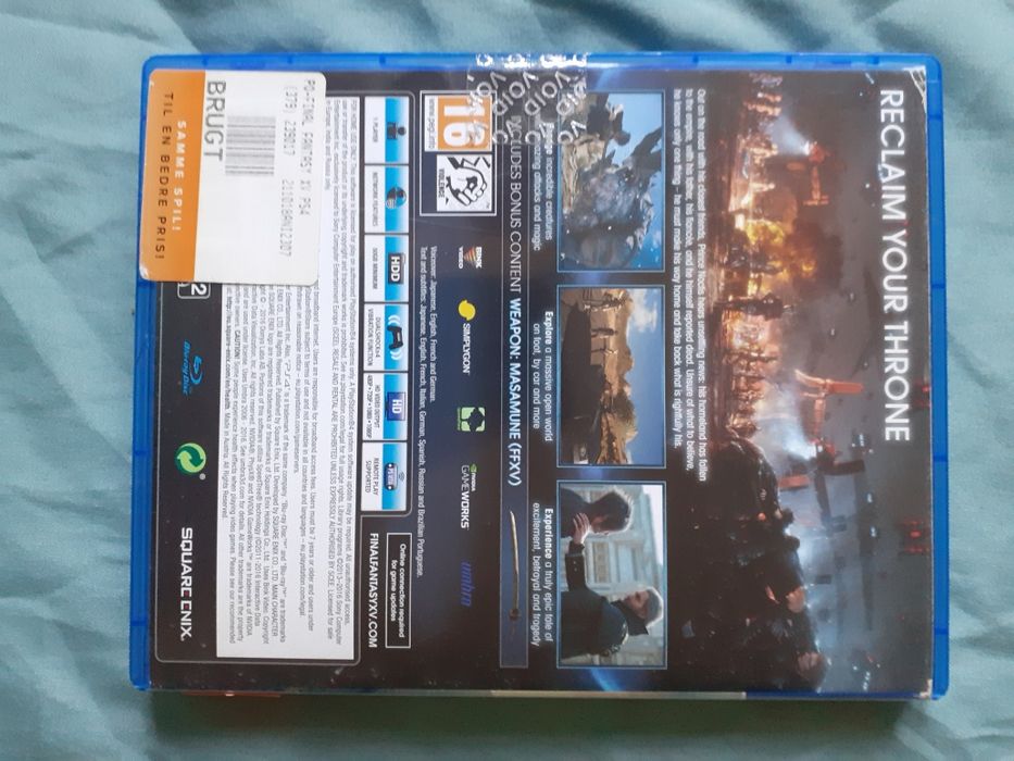 Final fantasy XV na PS4