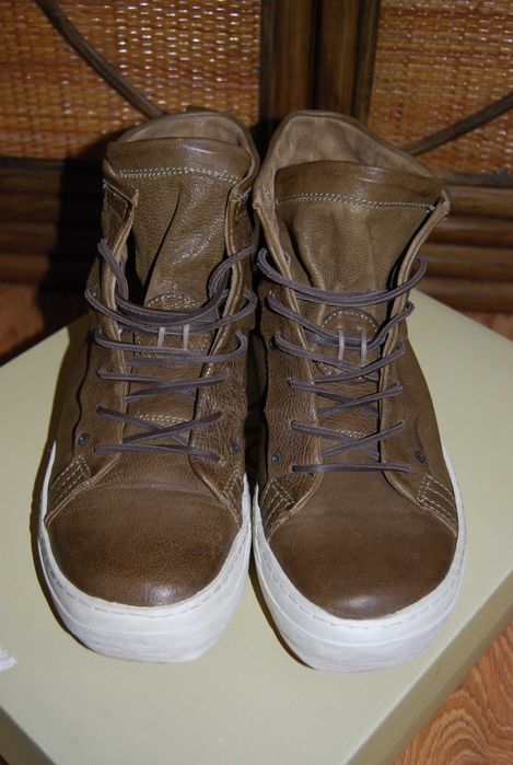 A.S. 98 Sagit skórzane botki do kostki militare skóra naturalna 42