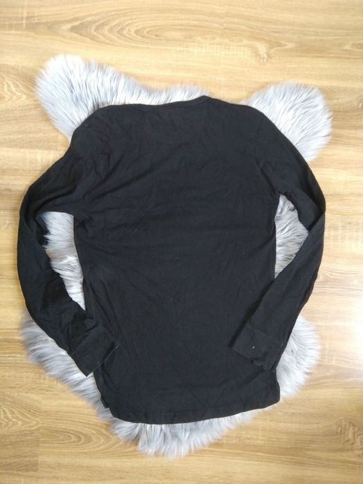 Czarna bluzka męska długi rękaw H&M 38 M