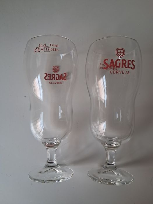 Copos Braga, cerveja Sagres
