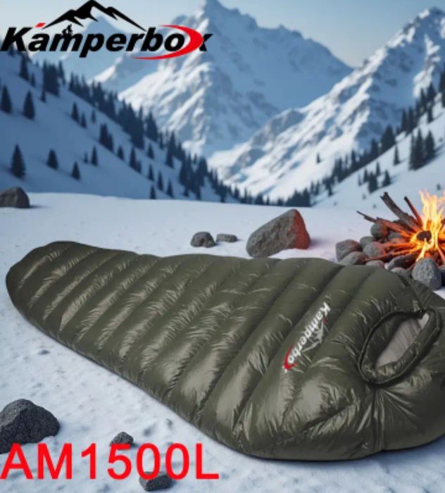 Спальный мешок /спальник зимний/походный мешок kamperbox туристический
