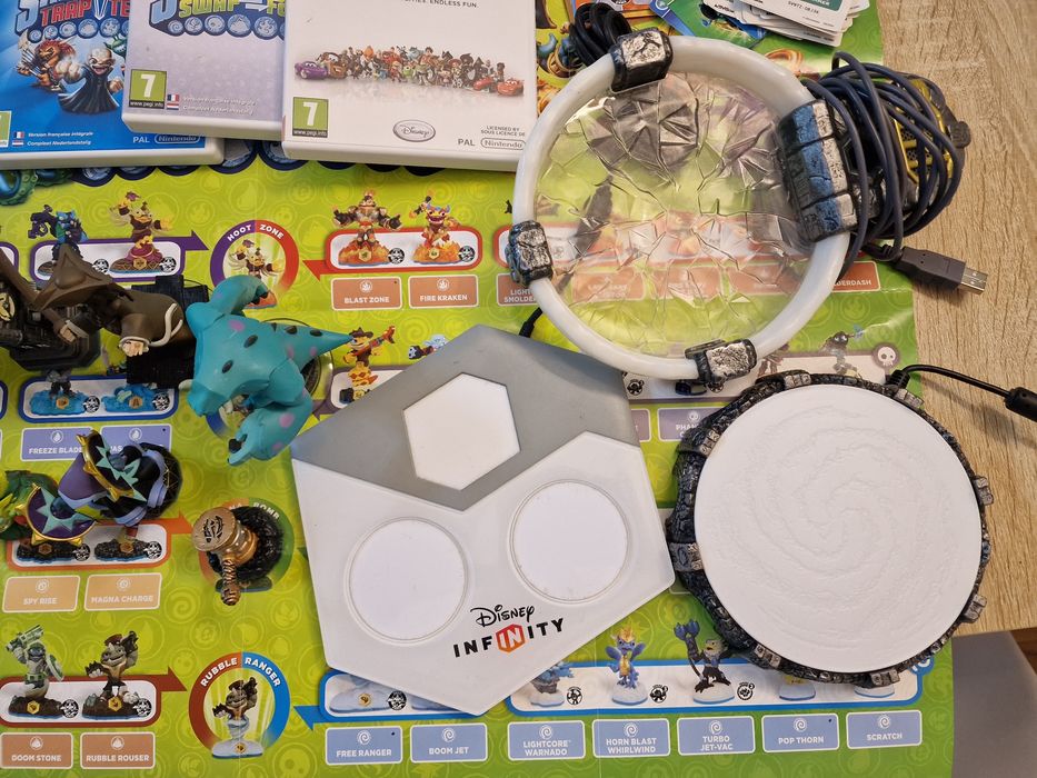 Mega Lote Wii: Skylanders + Disney Infinity + Portais + Figuras