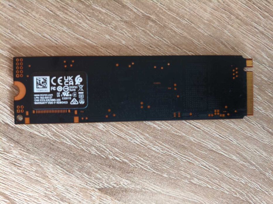 Dysk SSD Micron 3400 512GB M.2 NVMe PCIe Gen4 + Kieszeń SSD Oracle Air Cooler Master