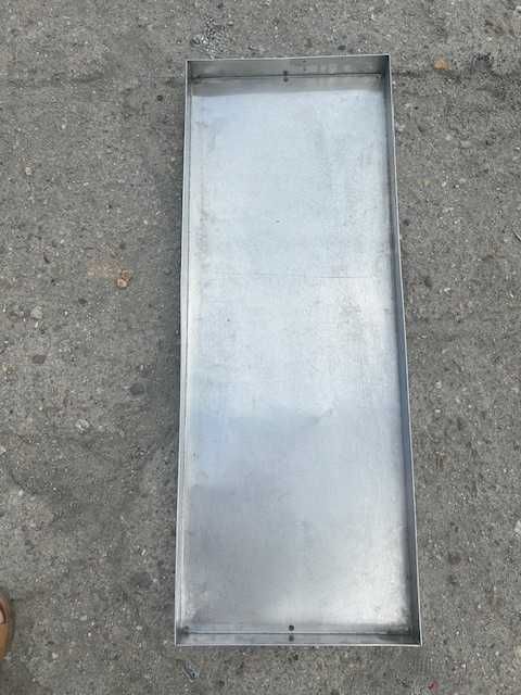 Prostokątna blacha piekarnicza ze stali nierdzewnej