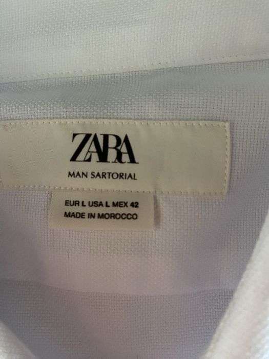 Camisa branca Tam 42 L estrear /cerimonia ou casual