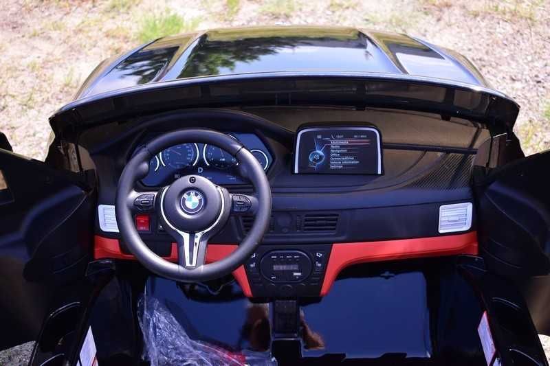 Auto samochód na akumulator BMW X6 dwuosobowe dla dzieci zabawki RC