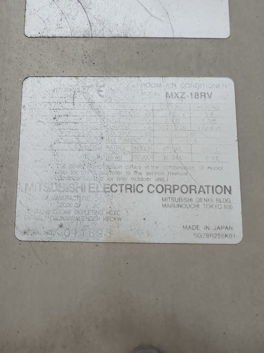 Ar Condicionado Mitsubishi Electric (Multi-Split 1x2) - Inverter