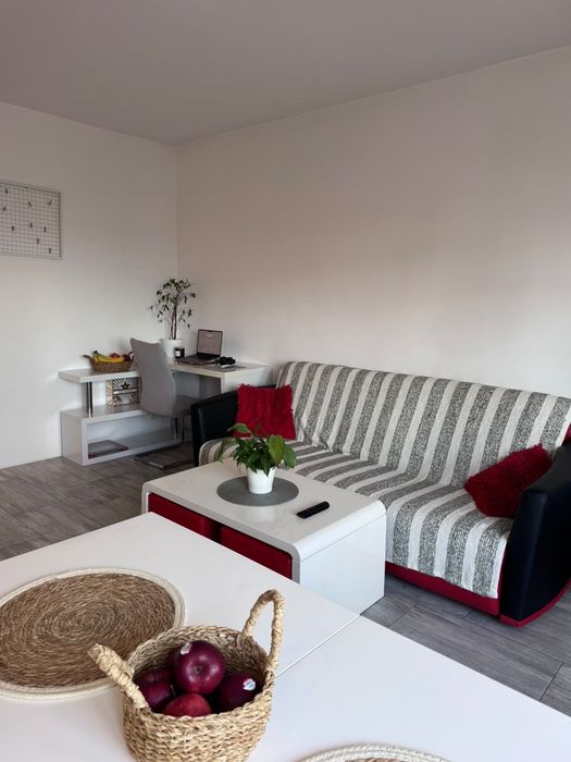 Studio 40 m², Centrum Słupska — duży balkon, widok na rzekę i zabytki