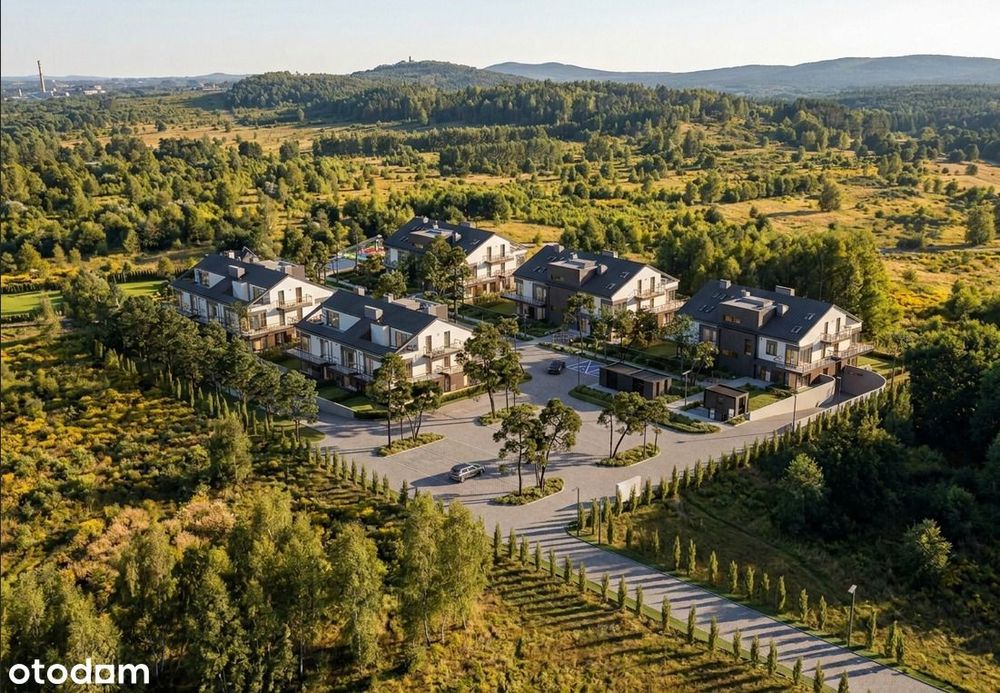 Ogród 200 m2 , taras 70 m2 Nowe Mieszkania Ślichowice.