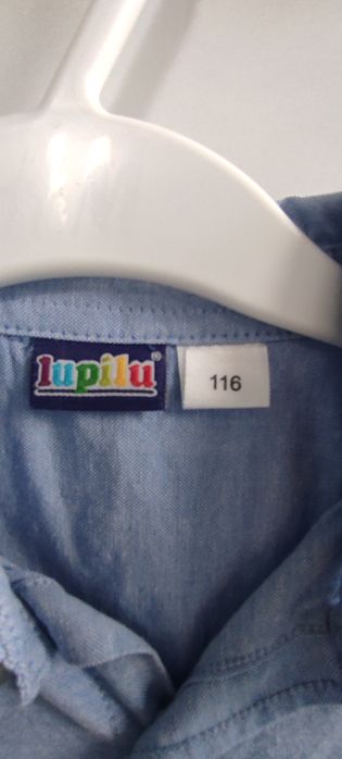 Koszula elegancka, niebieska, Lupilu, 116
