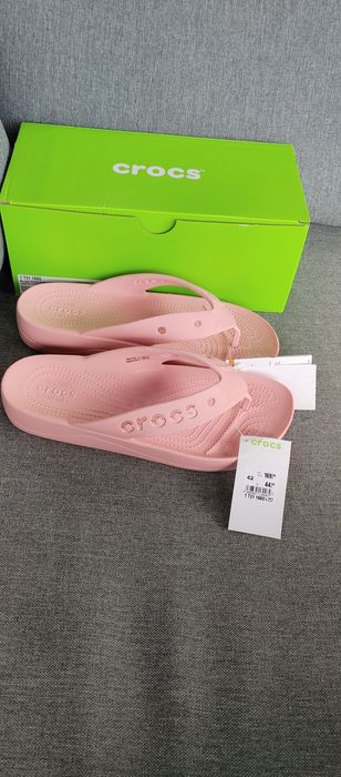 Crocs damskie lekkie Japonki Klapki  42 W11 stan NOWE