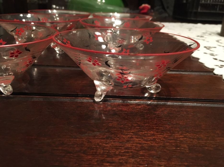 Taça e 6 tacinhas vidro