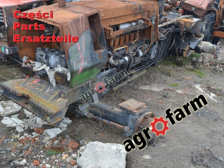 Deutz DX 6.10 części, skrzynia biegów, silnik, oś