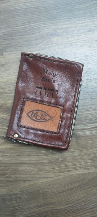 Futerał etui ze skóry na Biblię UBG format A6