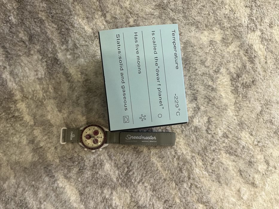 Relógio swatch x omega Mission to Pluto