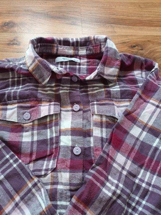 Koszula w kratę dziewczęca 146 Reserved flanelowa na jesień ciepła