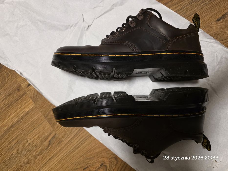 Dr. Martens Reeder – Dark Brown, skóra Crazy Horse, r. 43
