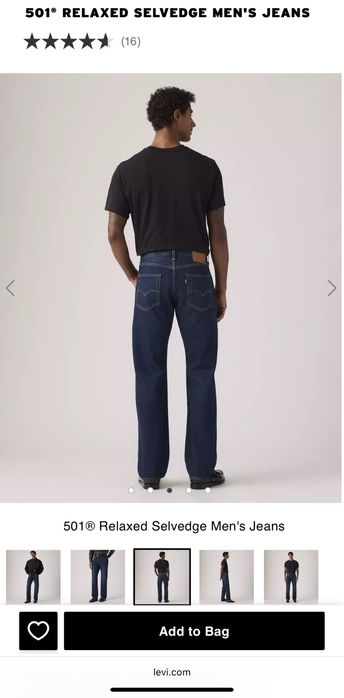 Мужские джинсы (штаны) Levis 501