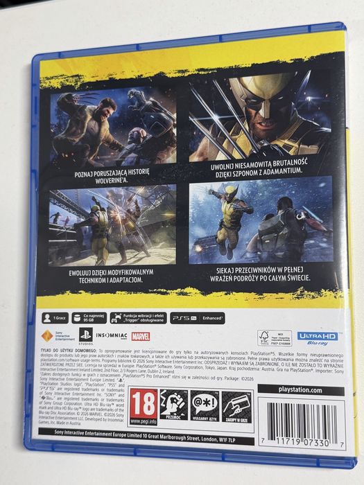 Marvel Wolverine PS5