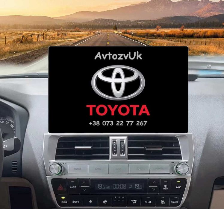 Магнітола PRADO 150 Toyota GPS USB Тойота Прадо 150 CarPlay Андроїд 16