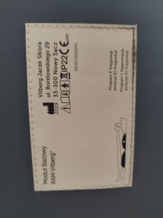 Materac rehabilitacyjny