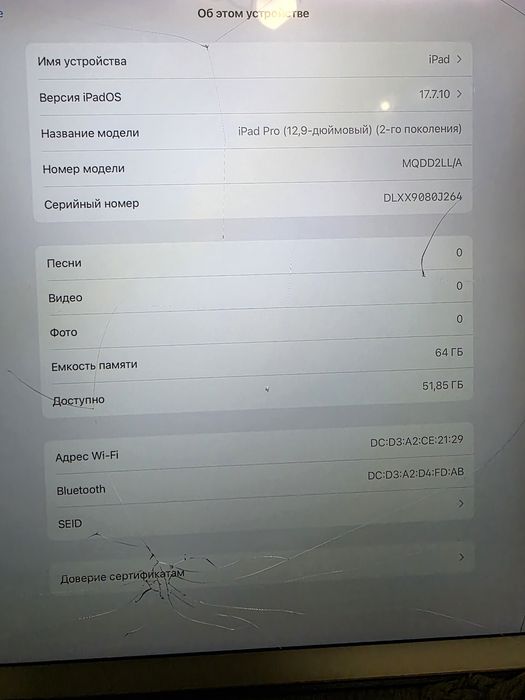 Ipad pro 12.9 другого покоління