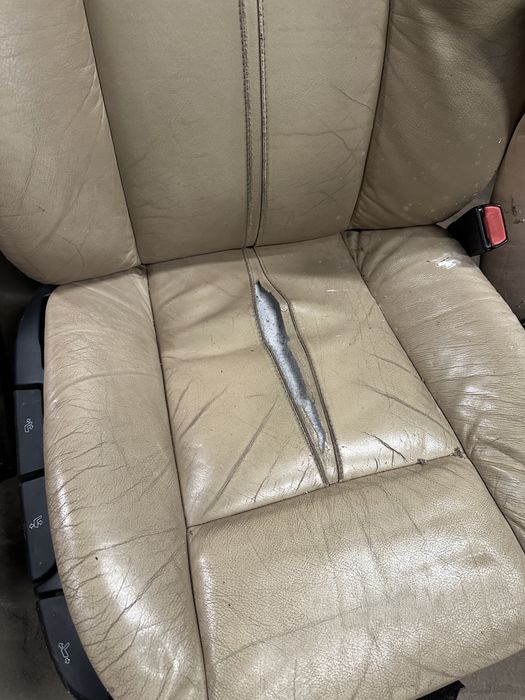 Fotele bananowa skóra bmw e39