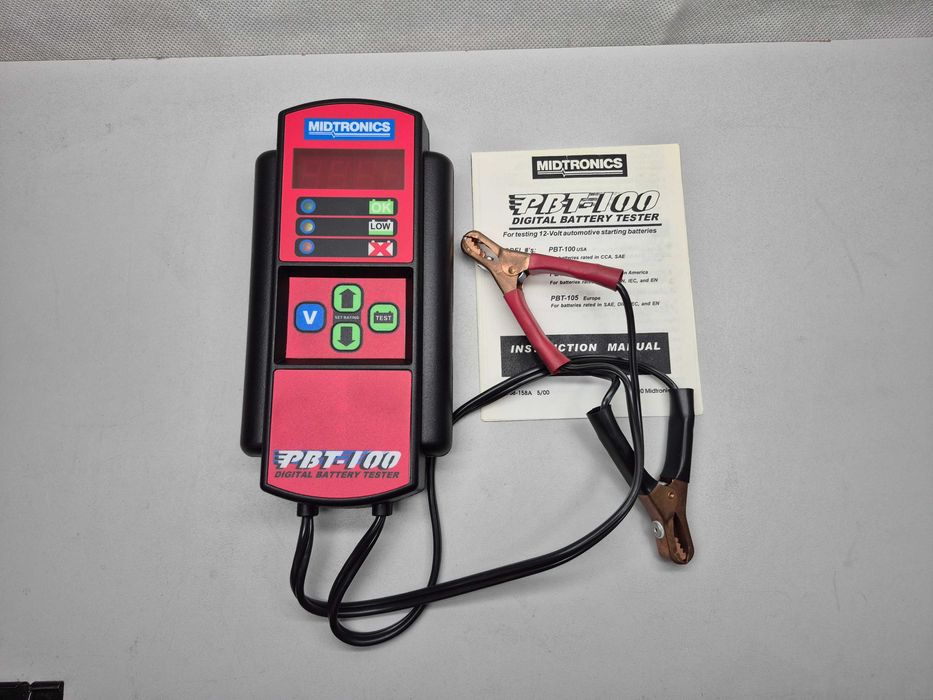 Tester akumulatorów Midtronics PBT-100; Komis Jasło Igielna