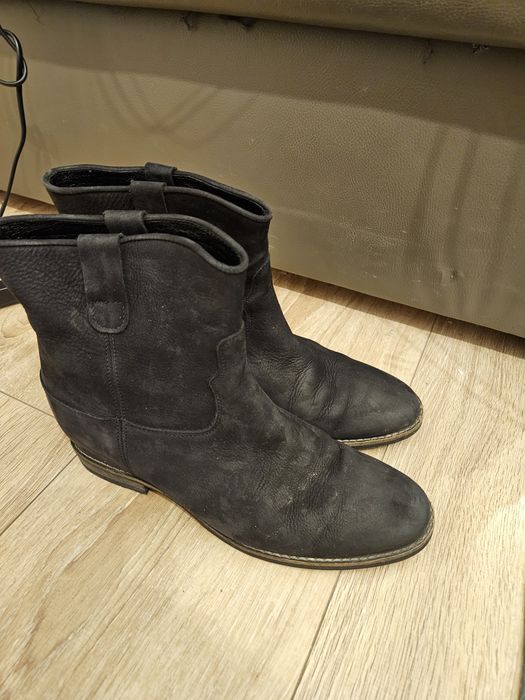 Carinii 41 jesienne botki ukryty koturn na szczupłą stopę