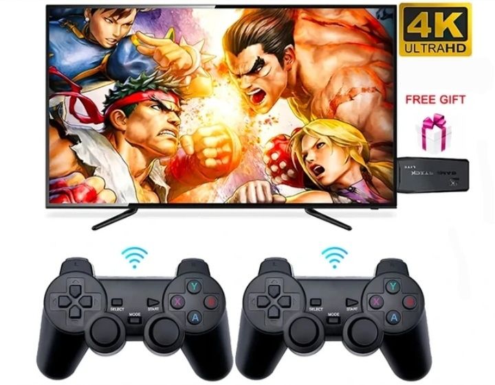 Consola Retro Game Stick 4K - 20.000 JOGOS ARCADE (ARTIGO NOVO)