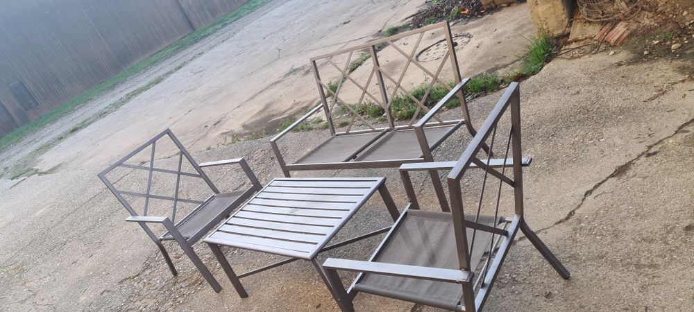 Komplet mebli ogrodowych wypoczynkowych