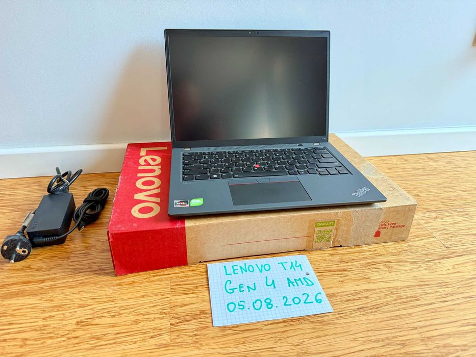 Laptop Lenovo Thinkpad T14 Gen 4 - Ryzen 5 Pro 7540U (6C/12T) - 16 GB RAM - Polska klawiatura - ekran 400 nit