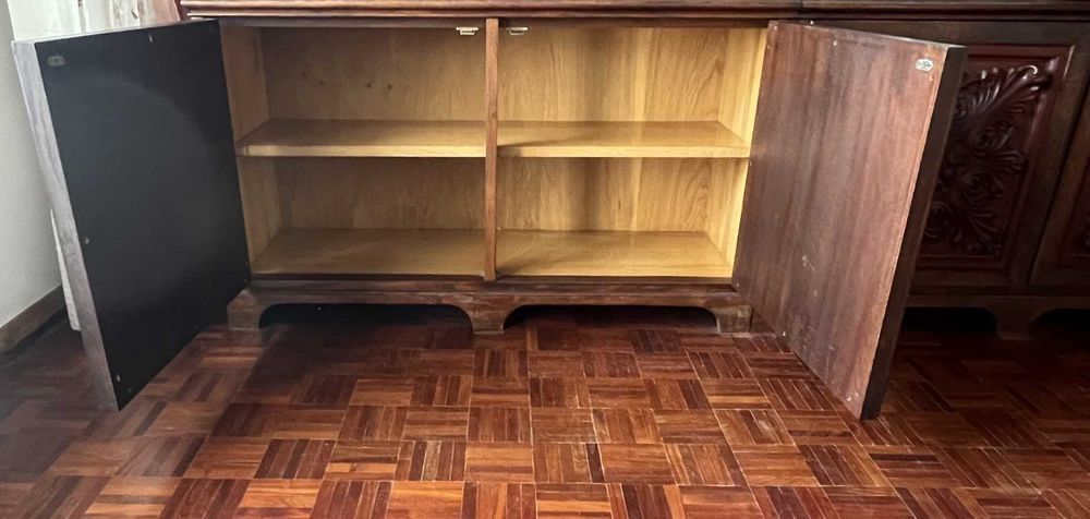 Móvel de Sala Modular em Madeira Maciça – Excelente Estado