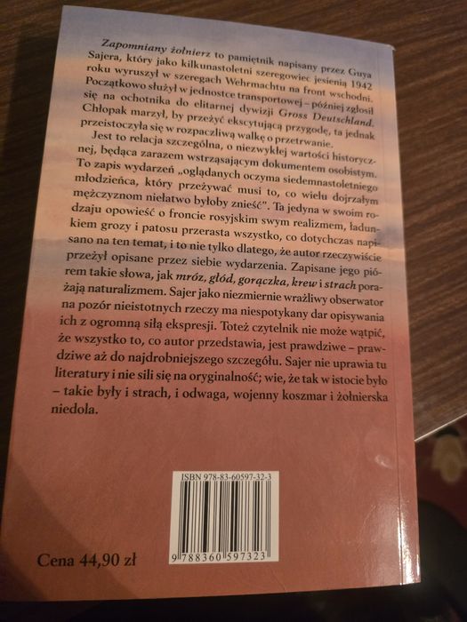 Zapomniany żołnierz G. Sajer