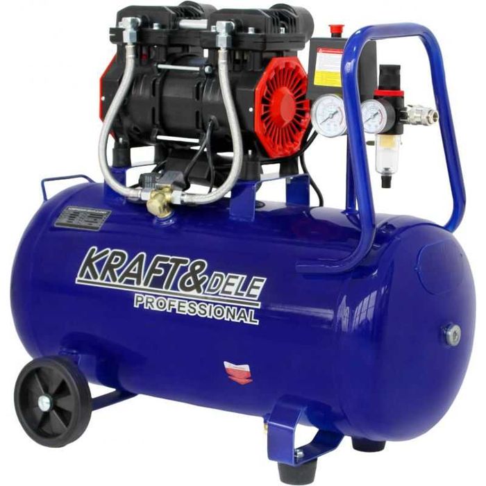 Kompresor Bezolejowy 50L 230V 1,5KW 3,8HP Sprężarka New Model Sklep *
