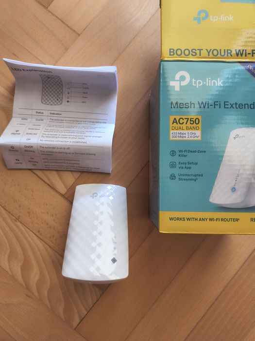 Wzmacniacz wi-fi AC75p dual band