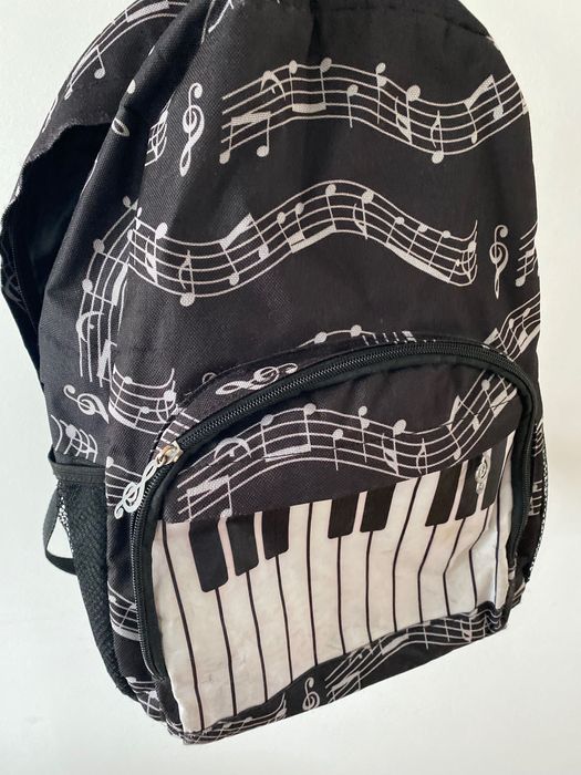 Plecak muzyczny motyw fortepian