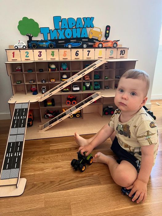 Гараж детский, парковка, гараж для машинок,кинсмарт,трек