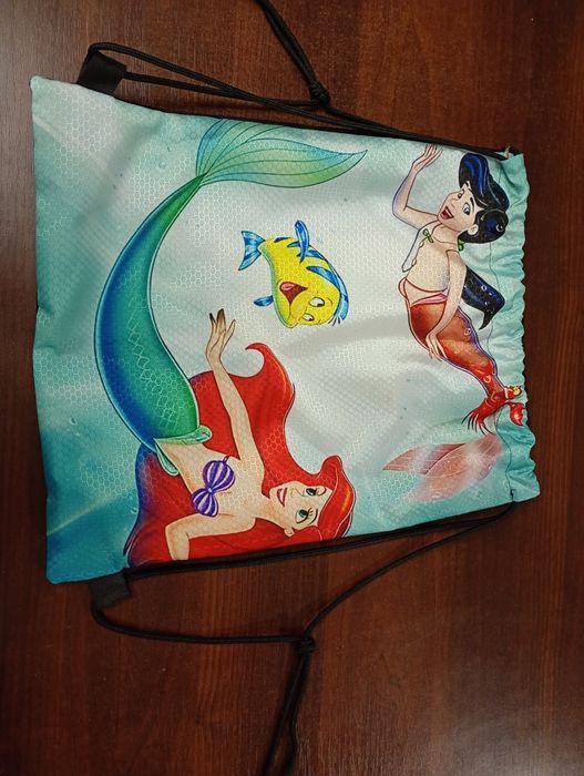 Nowy worek na buty do przedszkola Syrenka Ariel