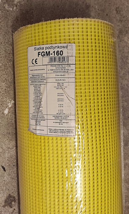 Siatka podtynkowa FGM-160-001, 165 g 50 m