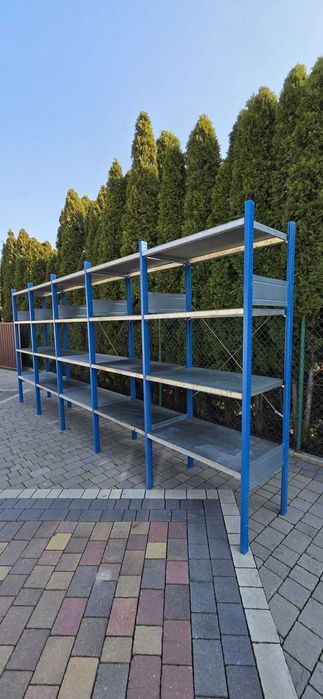 Regały półkowe z demontażu używane 60gł x100x200 wys ocynkowane pólki