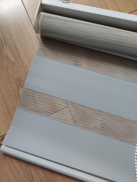 2 szt żaluzje DZIEŃ NOC popielaty beż