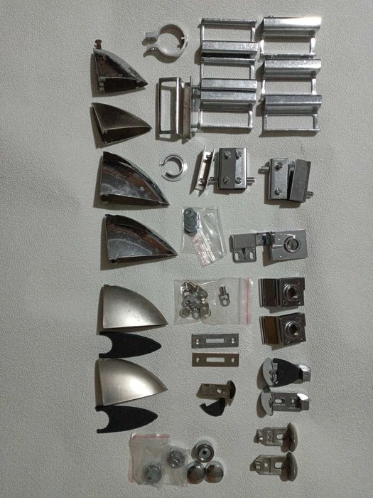 Мебельные фурнитура Ножки Держатели стеклянных створок