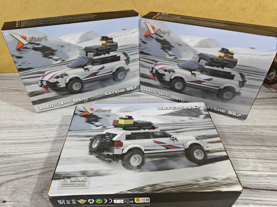 Конструктор Lego MOC Porshe 911, Cayene Dakar Mazda RX Нові машинки