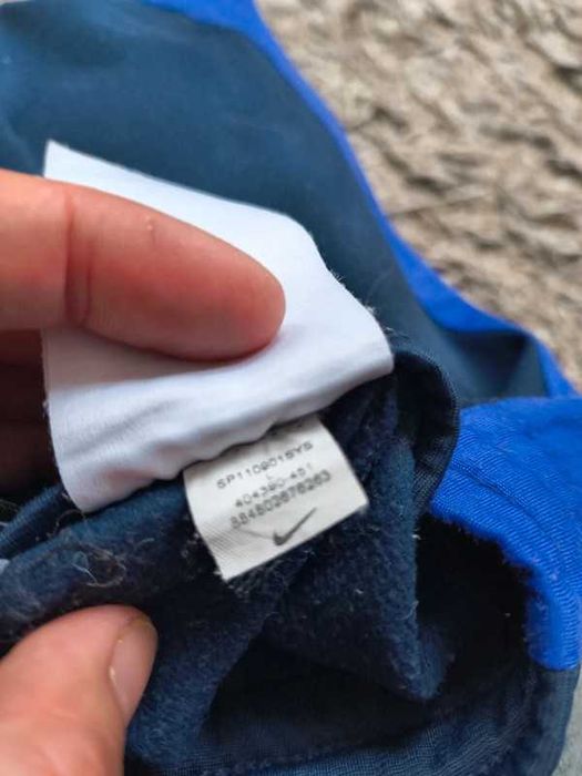 Spodenki szorty męskie Nike r. L granatowe z lampasami