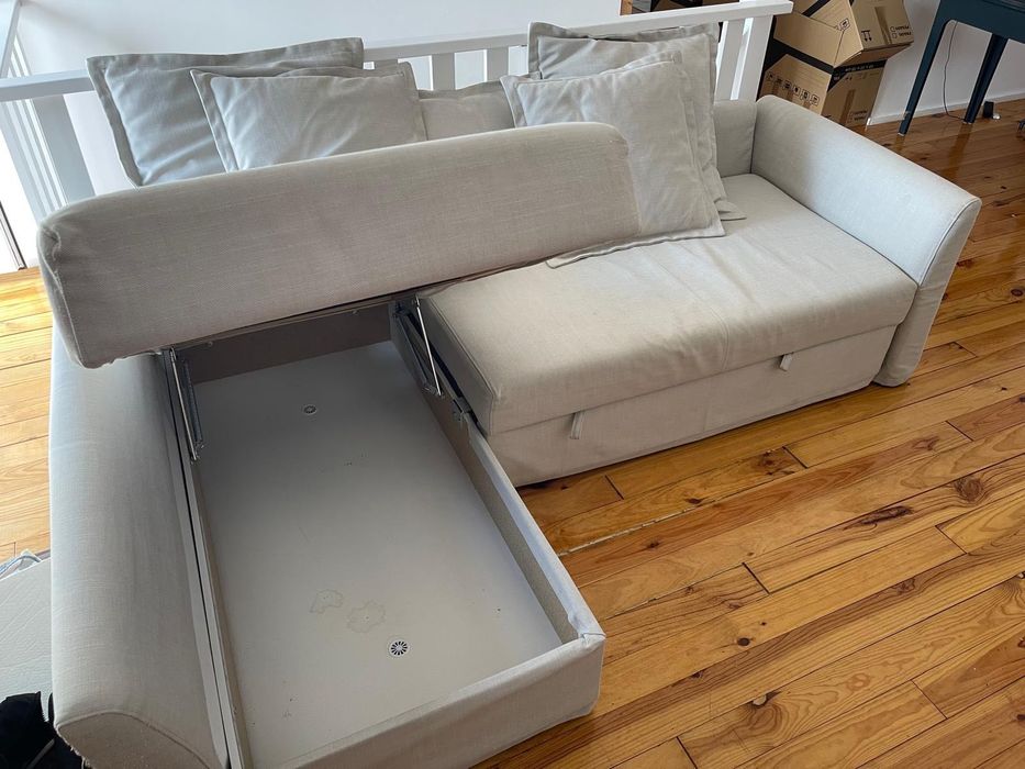 Sofá de canto IKEA em excelente estado – entrega em Lisboa - Limpeza profissional recente