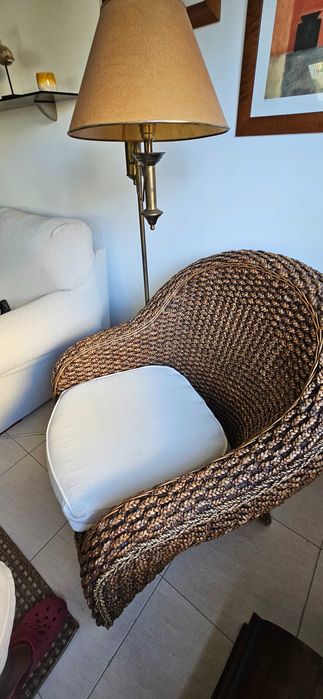 Conjunto de Sofas de Corda / Vime