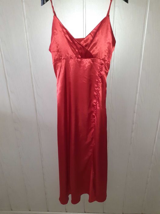Shein sukienka suknia damska długa satyna-36,S