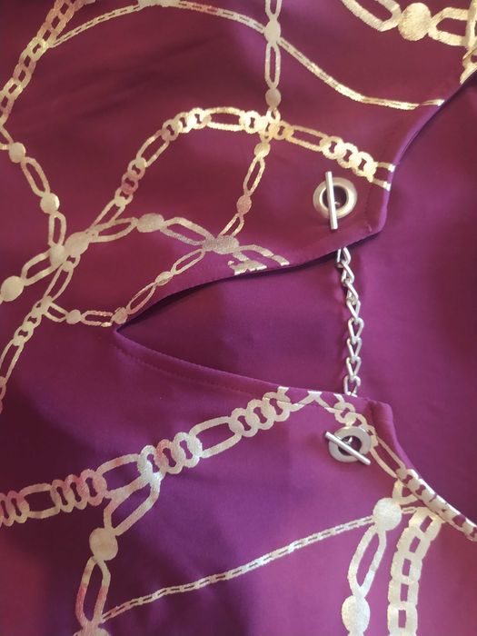 Bluzka z krotkim rekawem rozm 44/46 - XL-codzienno/wyjsciowa